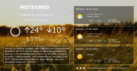 tiempo en la carlota 14 días|El tiempo en La Carlota ( Córdoba ) a 14 días